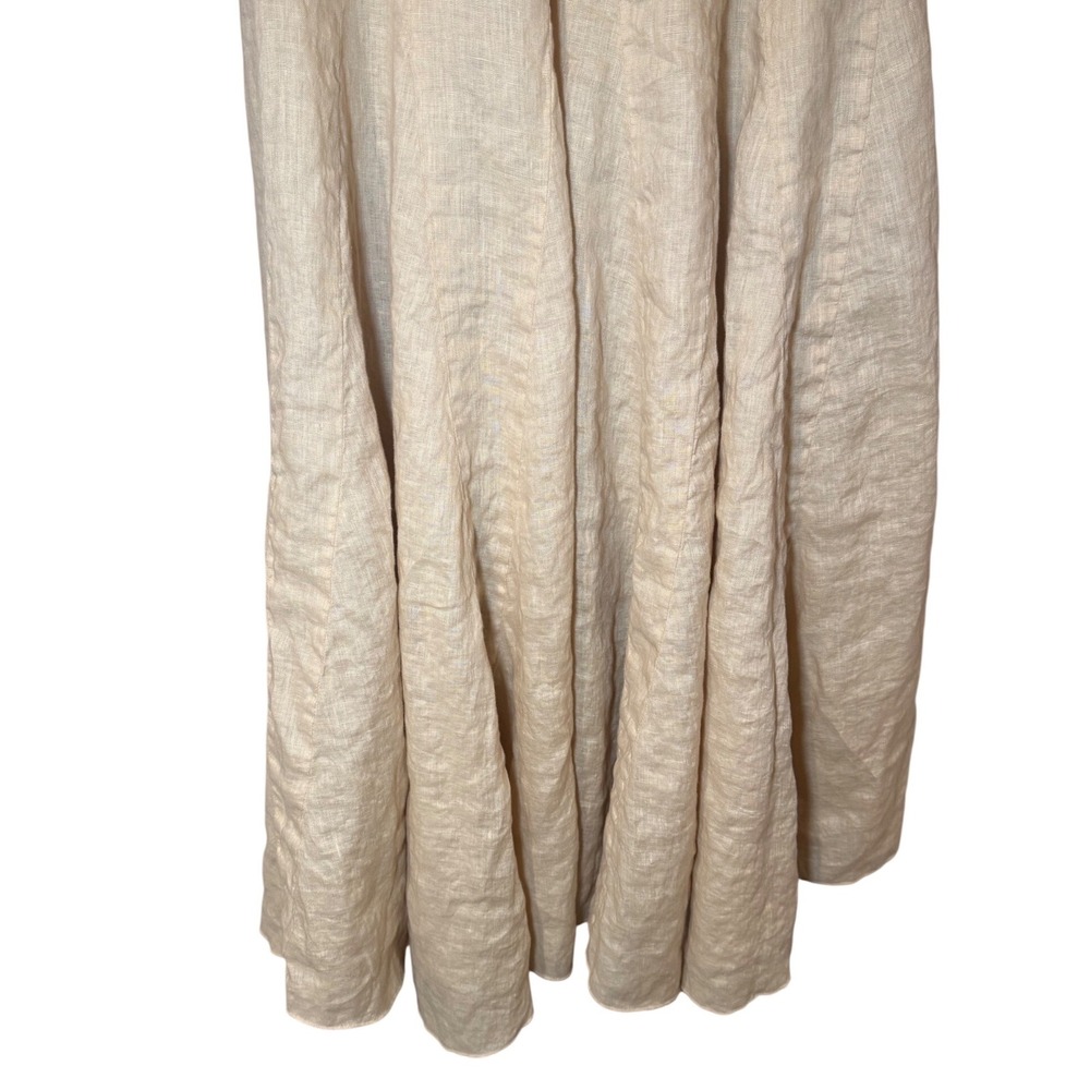 CP Shades Lily Linen Maxi Skirt Tan Size Large - Picture 3 of 9